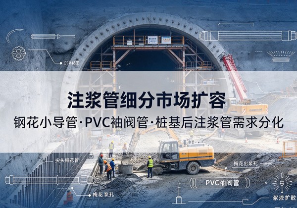 梅县注浆管细分市场扩容，隧道钢花小导管、PVC 袖阀管、桩基后注浆管需求分化
